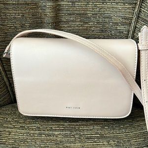 pixie mood beige pink crossbody/ clutch vegan
